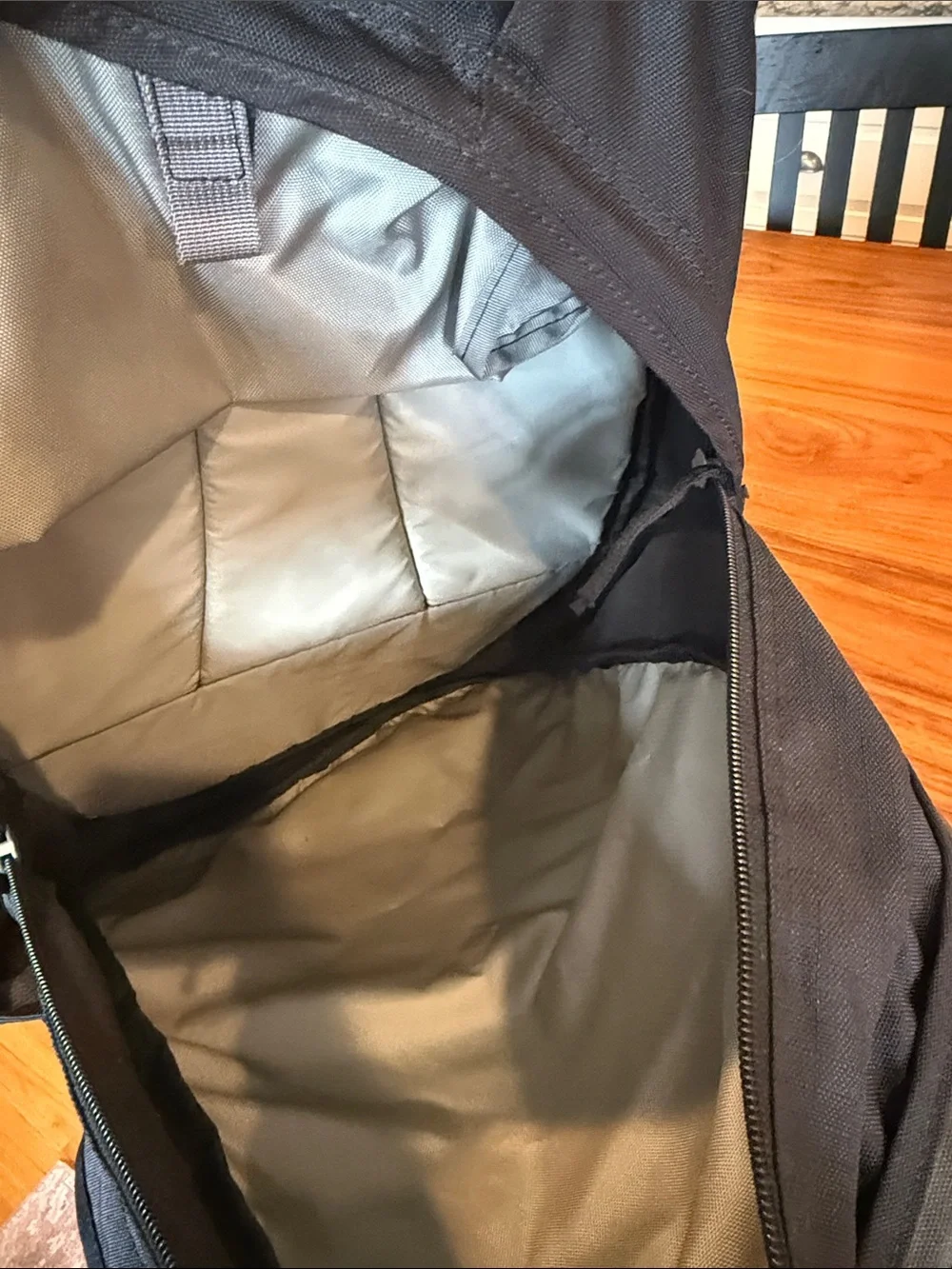 Columbia Black Men's Backpack with Silver Zipper Accents